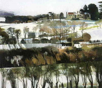 Louis Turpin - Snowscape, Tillingham Valley